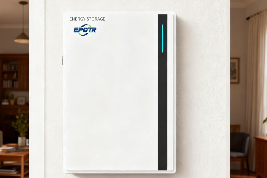 ESS résidentiel monté sur mur