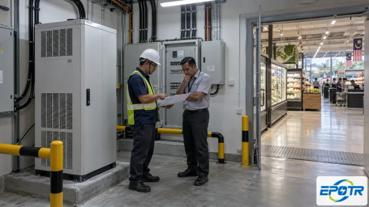 How Much of a Supermarket Should a Battery Energy Storage System Back Up During an Outage