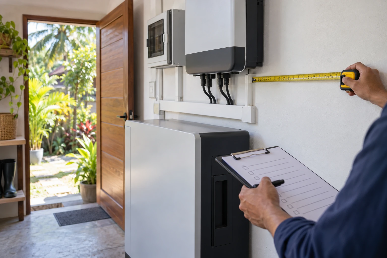Philippine home battery installation clearance check